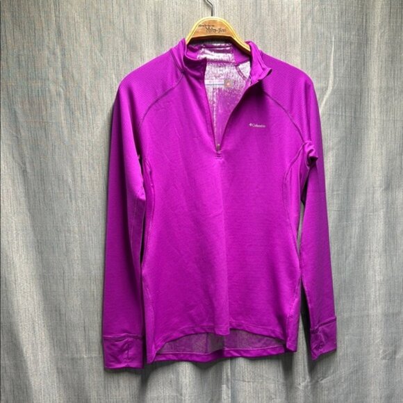 Columbia Purple Long Sleeve sweater size large - Picture 1 of 10